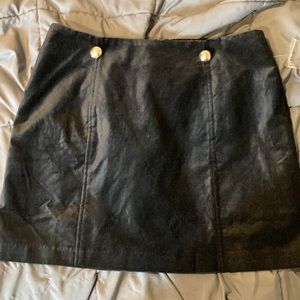 ModCloth Velvet Mini Skirt